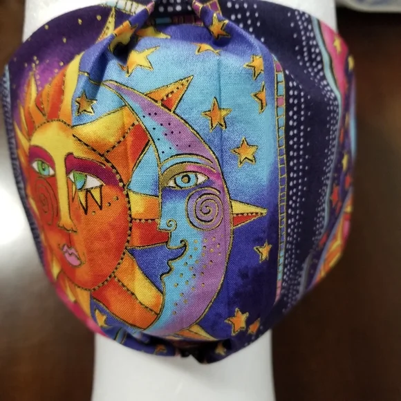 Handmade Laurel Burch Celestial Goddess Facemask - Picture 3 of 8